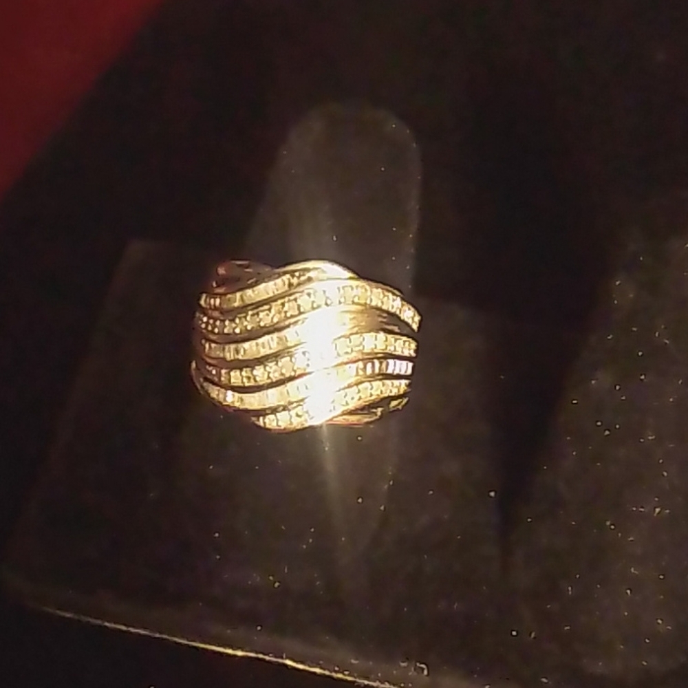 Authentic Genuine New Shiny Diamond Ring! Unisex.. - Picture 1 of 2